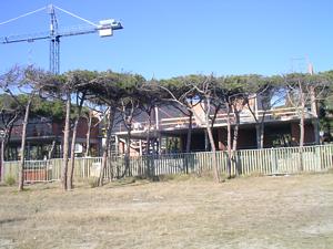 Imatge de l'edifici d'oficines de Central Mar (Gav Mar) en construcció (Gener 2007)